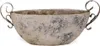 Keramik Pflanzschale für draussen oval Deko-Schale beige Produktbild-Vorschau 3