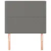 vidaXL Kopfteile 2 Stk. Dunkelgrau 100x5x78/88 cm Stoff -  Produktbild-Vorschau 4