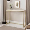Furneo | Konsolentisch - 80 cm - Kaschmir/Gold matt - Produktbild-Vorschau 2