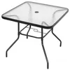 Gartentisch mit Tischplatte aus gehärtetem Glas, Schwarz Produktbild-Vorschau 10