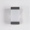 Lucande Außenwandleuchte Kiran, grau, Metall, IP44, E27 Produktbild-Vorschau 4