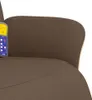 vidaXL Massagesessel mit Fußteil Braun Stoff Produktbild-Vorschau 8