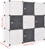 vidaXL Sistema di scaffalatura a cubo con 9 scomparti in Anteprima dell’immagine prodotto 5