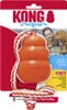 KONG Aqua M, rot mit Seil - Kauspielzeug aus Naturgummi für Produktbild-Vorschau 5