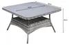 Gartentisch Dublin 115 x 115 cm | Aschgrau |  Rattan & Produktbild-Vorschau 4