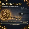 Catena luminosa a LED per esterno, 800 LED, 16 metri, luce Anteprima dell’immagine prodotto 3