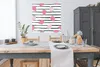 MuchoWow® Poster Sommerlich - Erdbeeren - Rosa - Streifen Produktbild-Vorschau 3