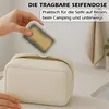 Silikon Seifendose mit Abtropfschicht, tragbare Soap Dish Produktbild-Vorschau 7