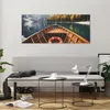 Bilder auf glas - Einteilig - £ódŸ Berge Kajak - 120x50cm - Produktbild-Vorschau 6