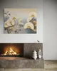 Leinwandbild Japanische Fächer Abstrakt 120x80 Feeby Beige Produktbild-Vorschau 2