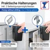 WENKO Abfalleimer Mülleimer Abfallsammler Bad WC Küche 5l Produktbild-Vorschau 4