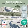Dinosaurier Bettwäsche 135x200 80x80 cm 2-teiliges Set Produktbild-Vorschau 4