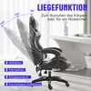 Schwarz-Grau Gaming-Stuhl Ergonomischer Gamer Produktbild-Vorschau 7