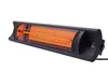 A black infrared heater with glowing orange heating elements, shown against a white background. Anteprima dell’immagine prodotto