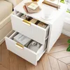 Nachtschrank 2er set, Beistelltisch weiss mit 2 Produktbild-Vorschau 6