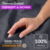 EllaTex Premium Mikrofaser Bettwäsche 200x220 + 2x 80x80 cm Produktbild-Vorschau 5