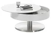 home24 Couchtisch mit Stauraum - Weiß / Silber Produktbild-Vorschau 6