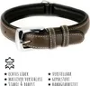 Monkimau Hundehalsband aus Leder Halsband für Hunde Produktbild-Vorschau 2