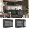 Mobile da cucina in vetro Vicco R-Line Antracite rustico 80 Anteprima dell’immagine prodotto 2