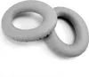 Two gray ear pads for headphones are shown on a white background. Podgląd zdjęcia produktu