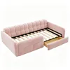 MODFU Polsterbett Schlafsofa 90x200 Stauraumbett Bettrahmen Produktbild-Vorschau 5