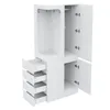 Flieks Armoire d'angle avec porte et 4 tiroirs, armoire Voir les images du produit 8