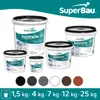 Superbau Dachfarbe Weiß 7kg, Sockelfarbe WASSERDICHT, Produktbild-Vorschau 11