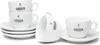 Gaggia Milano Cappuccinotassen Set 4 Stück Anteprima dell’immagine prodotto 2