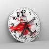 Wanduhr - Rund - Glasuhr - Tanz Aktion Aktivität - 40x40cm Produktbild-Vorschau 4