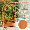 COSTWAY Podniesione łóżko ogrodowe z siatką drucianą, Podgląd zdjęcia produktu 5