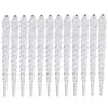 A row of clear acrylic icicle decorations against a white background. Podgląd zdjęcia produktu