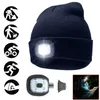 2X LED Mütze mit Licht Herren Damen Wintermütze warme Produktbild-Vorschau 4