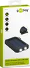 The image shows the retail packaging of a Goobay outdoor power bank. Produktbild-Vorschau