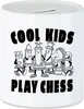 Cool Kids Play Chess Spardose Schachspieler Schachbrett Produktbild-Vorschau 1