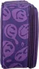 A close-up side view of a purple pencil case with a smiley face pattern. Náhled obrázku produktu