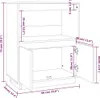 Sideboard 60x34x75 cm Massivholz Kiefer Produktbild-Vorschau 10