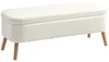 HOMCOM Sitzbank mit Stauraum Polsterbank mit Fleece-Optik, Produktbild-Vorschau 1
