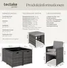 tectake® Rattan Sitzgruppe Bilbao für 4 bis 8 Personen Produktbild-Vorschau 5