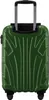 A green suitcase is shown from the back. Voir les images du produit