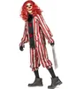 Děsivý klaunský kostým na Halloween pánský kostým barevný Náhled obrázku produktu 3