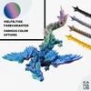 3D Drache mit Flügeln  - 20 cm – Blau-Grün-Violett Produktbild-Vorschau 4