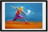Bild 60x40 MDF-Rahmen, Wandkunst Tennisspieler Produktbild-Vorschau 1