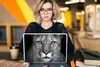 MuchoWow® Laptop Aufkleber Sticker Cover Panther - Wildlife Produktbild-Vorschau 5