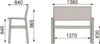 KETTLER Basic Plus 2er Bank, silber/anthrazit, Produktbild-Vorschau 4