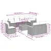 Garten-Lounge-Set 9-tlg., modular, Poly Rattan & Produktbild-Vorschau 3