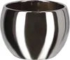 A silver ceramic pot on a white background. Náhľad obrázku produktu