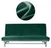 Elastischer Velours-Bezug für Schlafsofa / Couch 190–210 cm Produktbild-Vorschau 1
