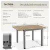 tectake® Aluminium Gartentisch Inca für 4-6 Personen, Produktbild-Vorschau 5