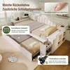 Flieks Tagesbett 140x200cm mit Ausziehbett, Doppelbett mit Produktbild-Vorschau 6