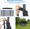 Faziango Trampolin-Schattenabdeckung Ø 244 cm Schwarz – Produktbild-Vorschau 3
